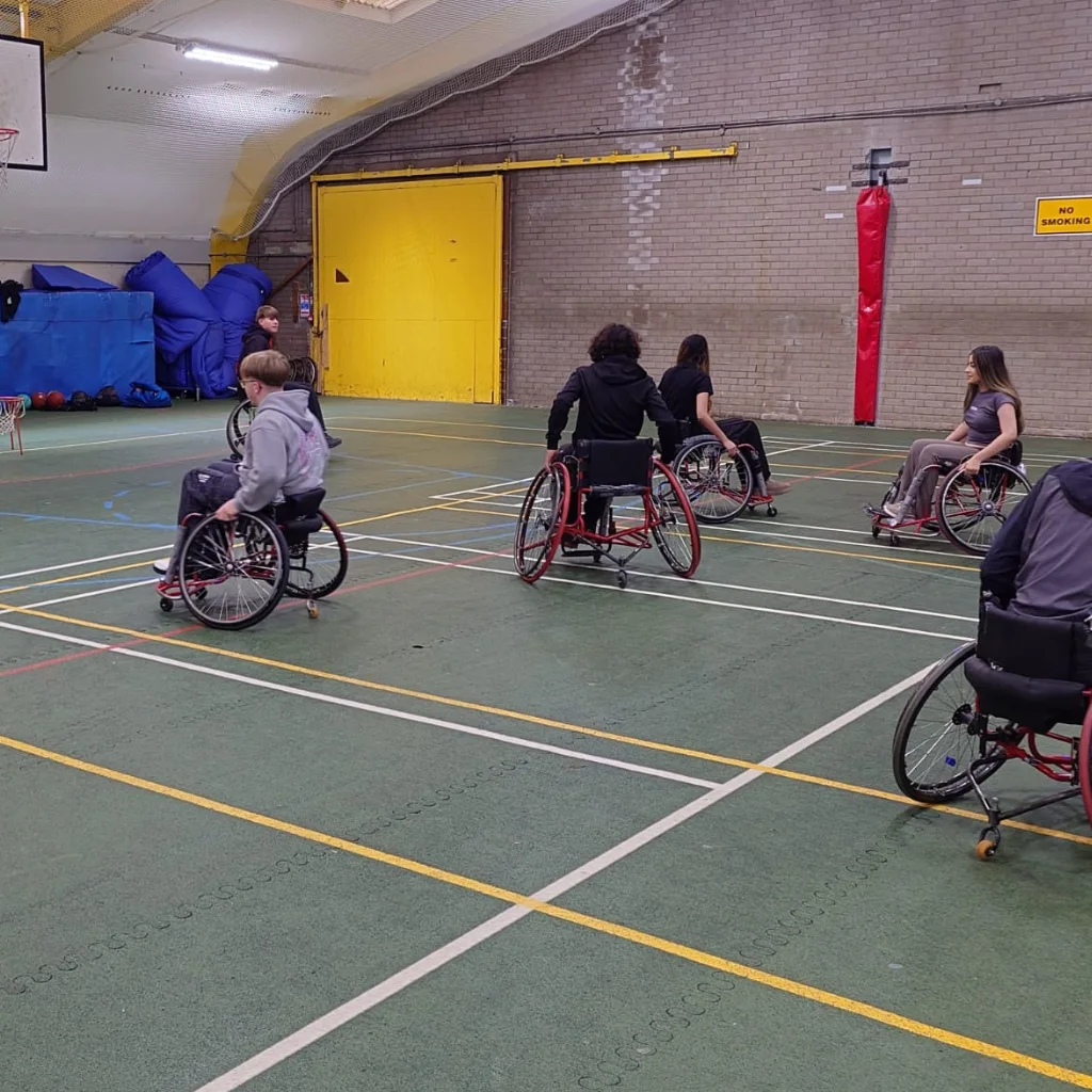 Wheelchair Basketball Lesson