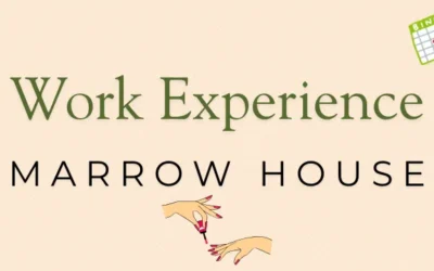 Year 11 Work experience at Marrow House